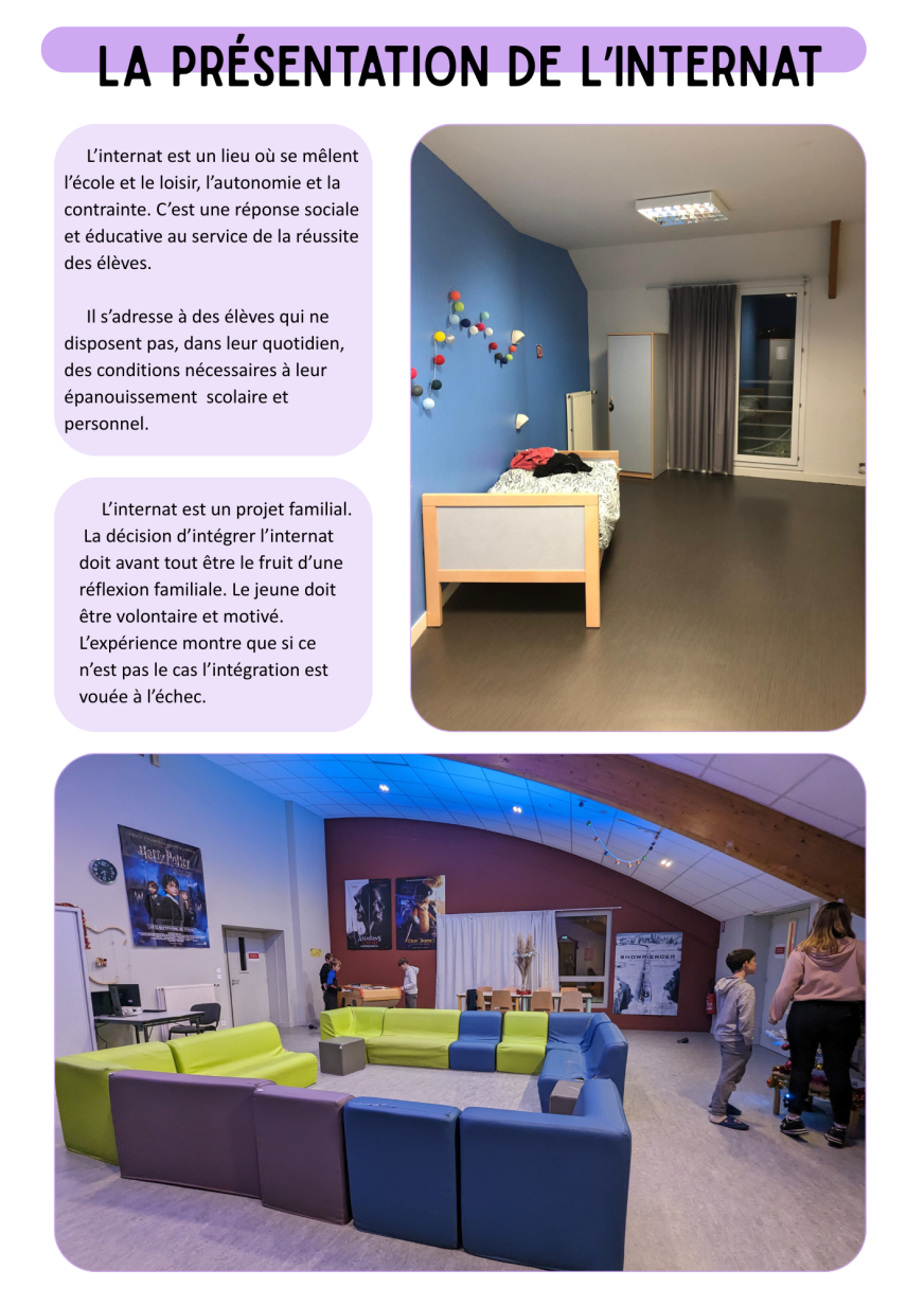 Activités internat