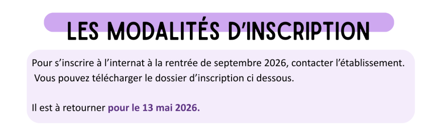 Activités internat