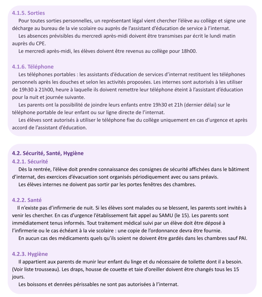Activités internat (1)